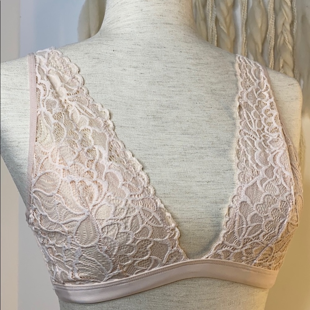 Pink Lace Bralette